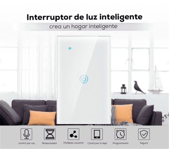 Apagador de luz sencillo Iki Smart - Image 3